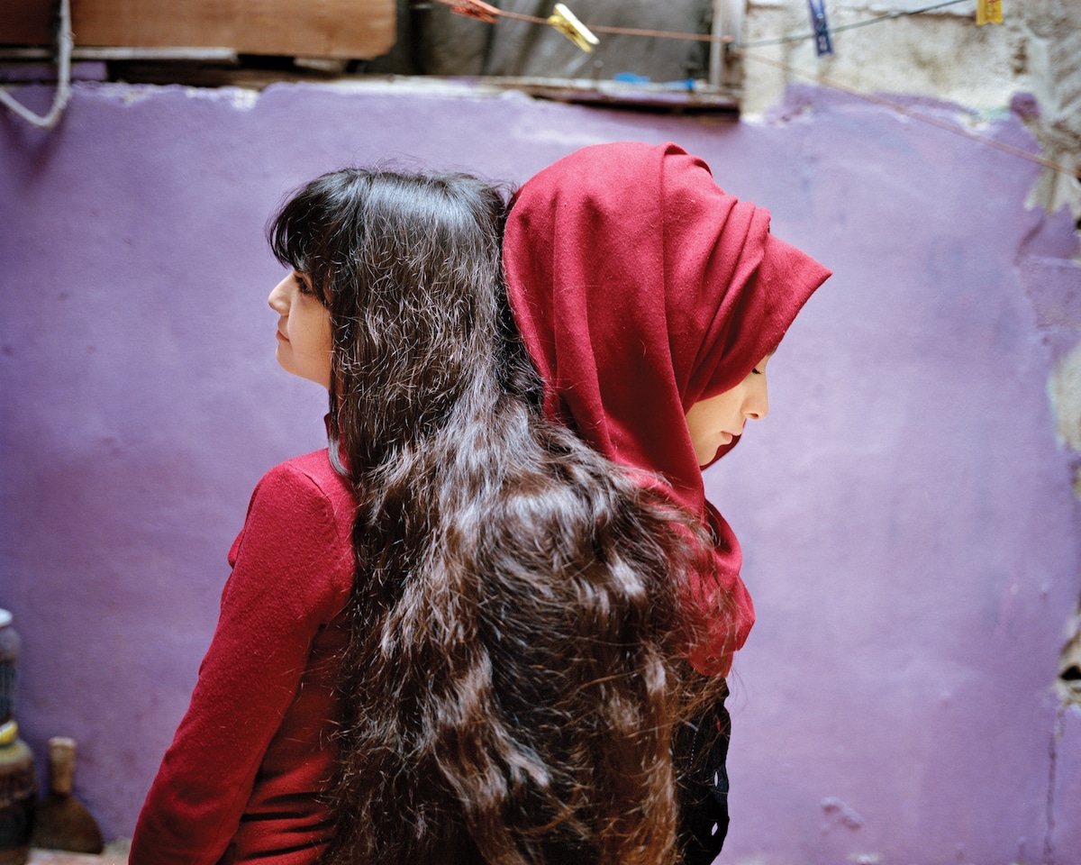 Two Young Women by Rania Matar