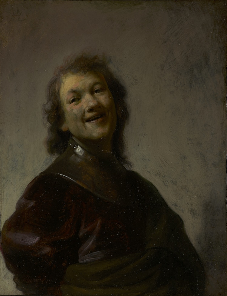 Rembrandt Laughing Painting