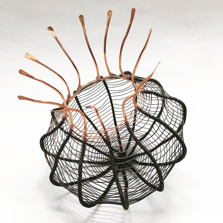 Metal Basketry Sculpture