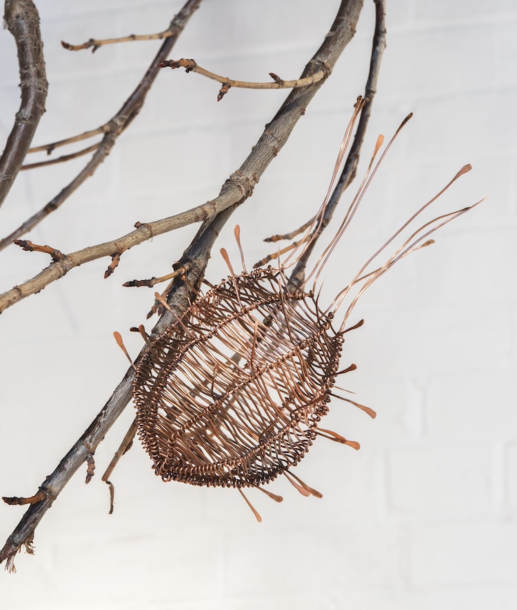 Metal Basketry Sculpture