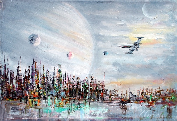 Star Wars Oil Paintings by Naci Caba