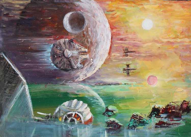 Star Wars Oil Paintings by Naci Caba