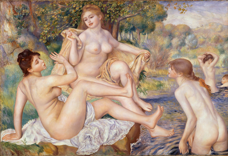 Les Grandes baigneuses par Renoir