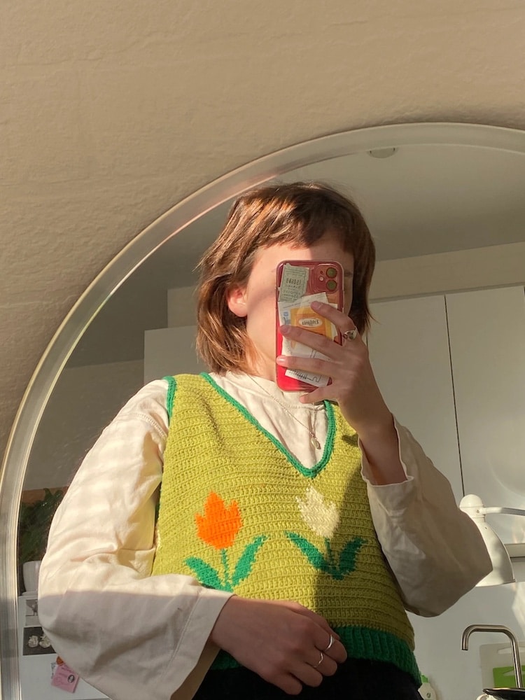 Tulip sweater cardigan