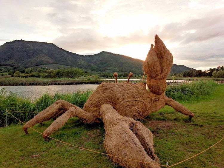 Wara Art Festival Straw Sculptures