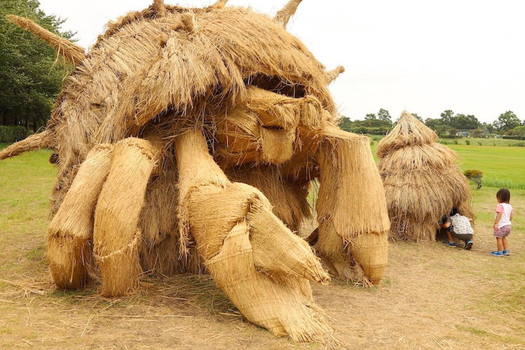 Wara Art Festival Straw Sculptures