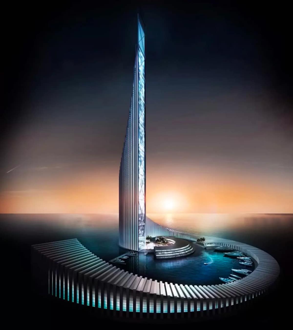 Proposal for the Second Tallest Tower in Africa, Domino Tower, visualized by xCassia