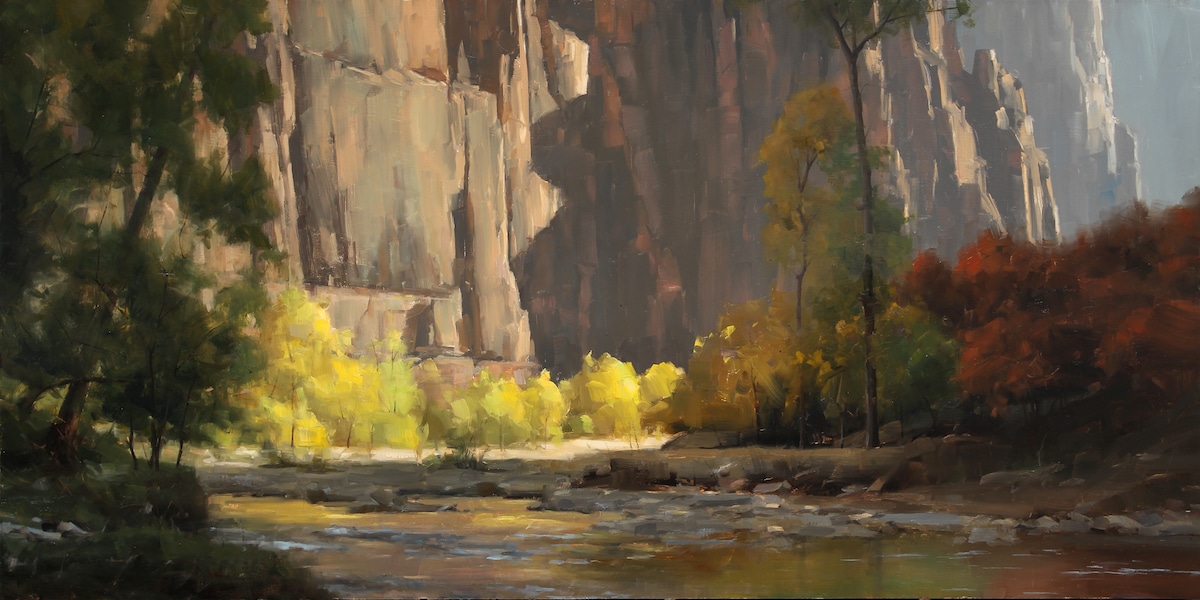 Landscape Painting of Zion National Park
