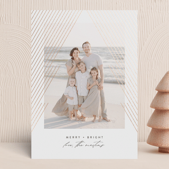 Cool Christmas Photo Card from Minted