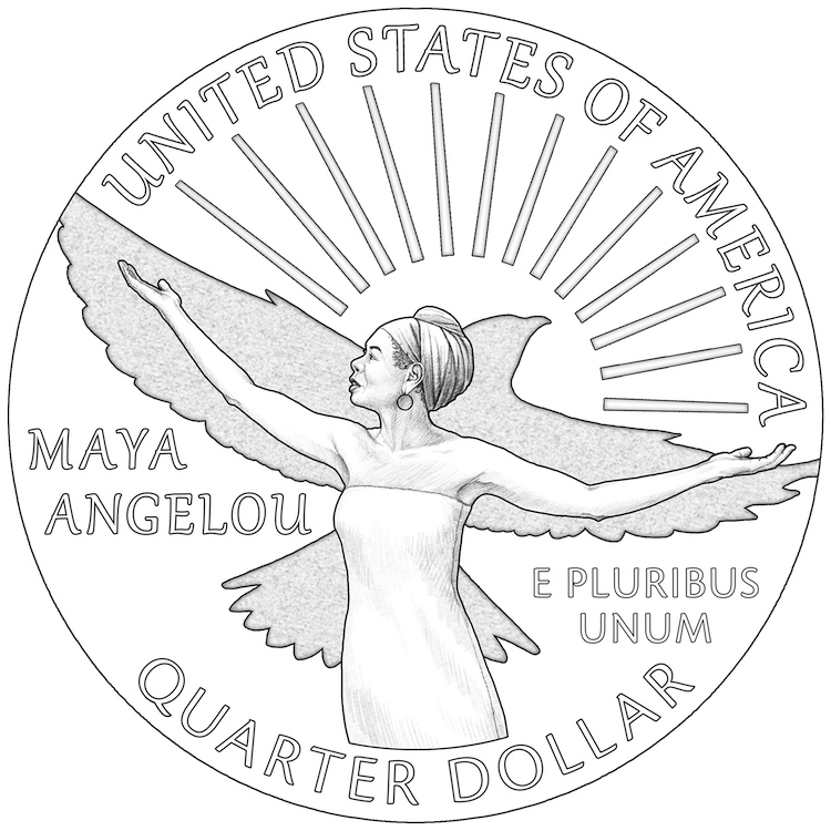 Maya Angelou Featured on American Women U.S. Quarter