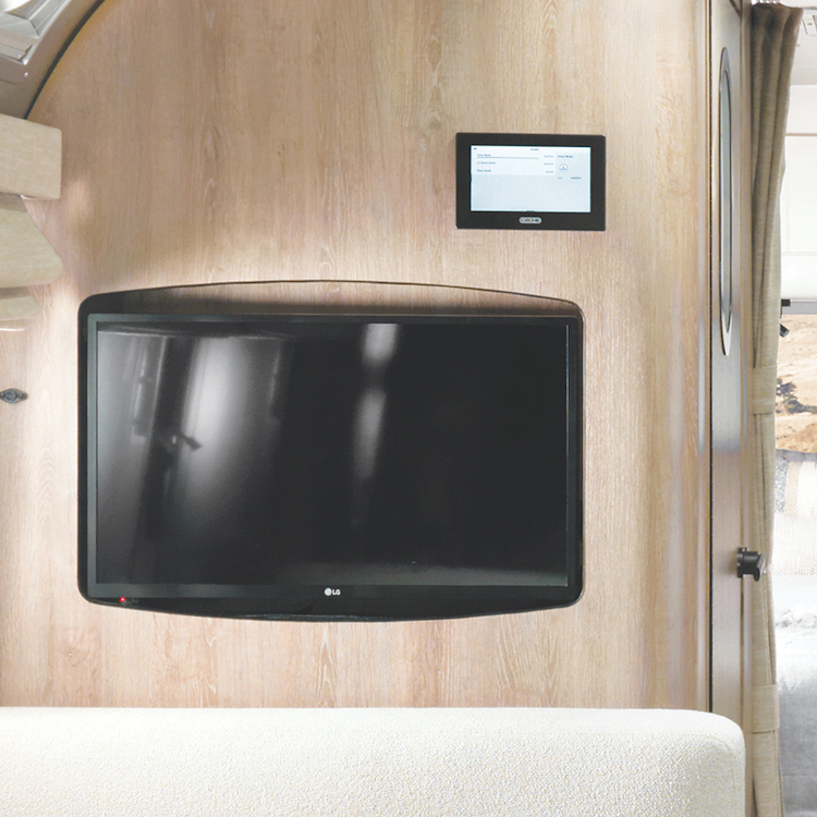 Airstream Trailer Embedded TV