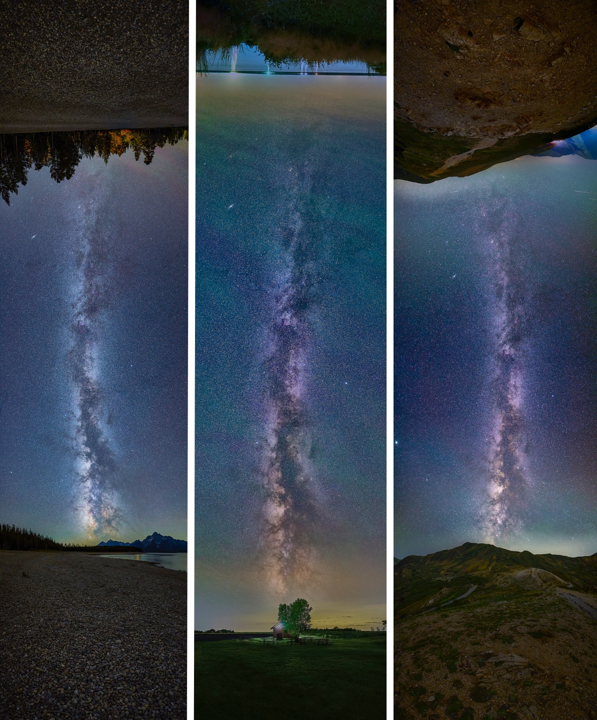 Vertical Panorama Astrophotography by Geoff Decker