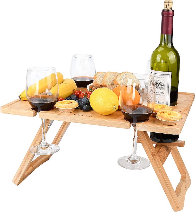 Outdoor Wine Picnic Table