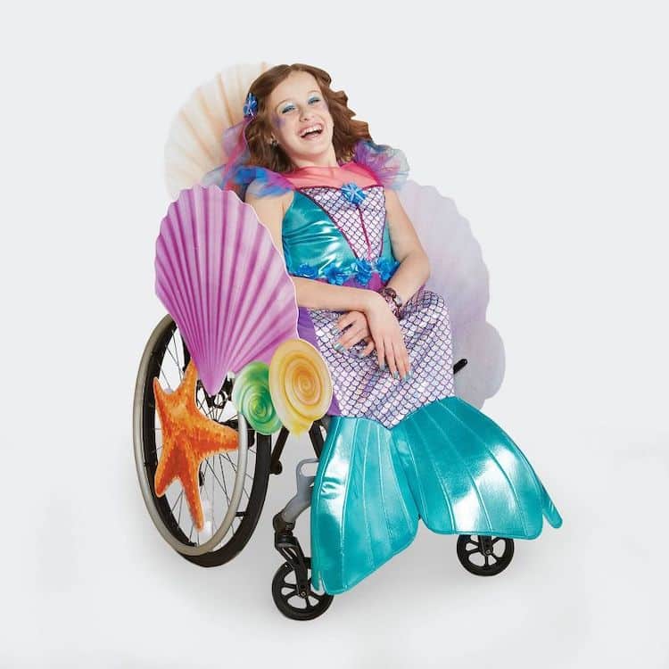 Adaptive Mermaid Halloween Costume