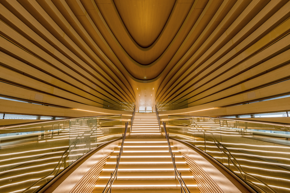 Interior View of the UK Pavilion by Es Devlin at Dubai Expo 2020