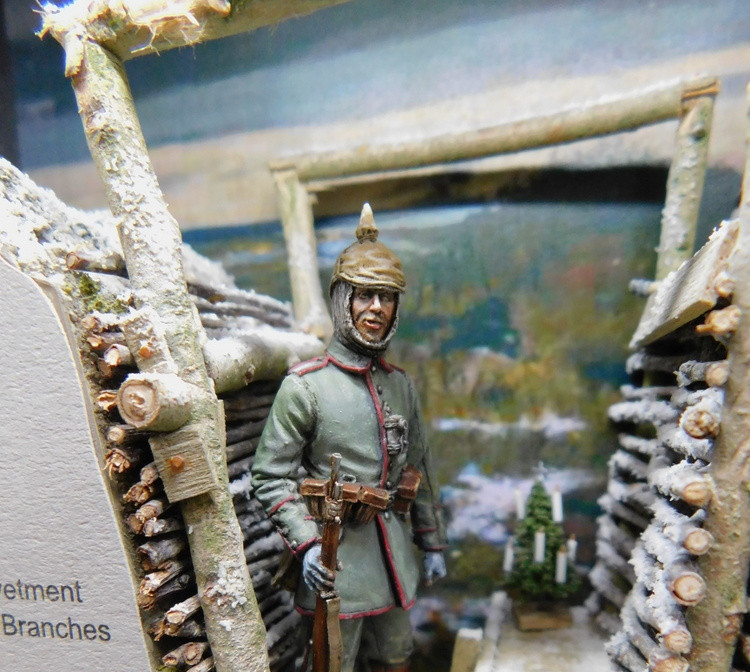 Trench Warfare Scale Model by Andy Belsey