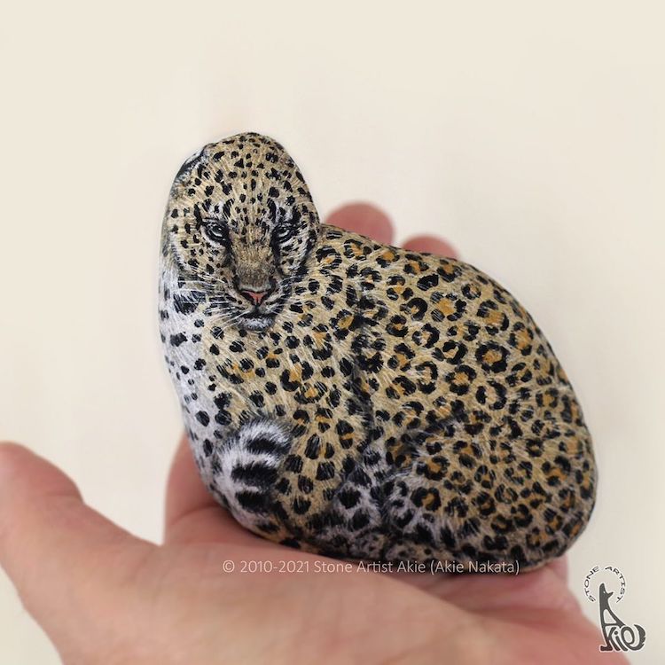 Animal Stone Painting by Akie Nakata