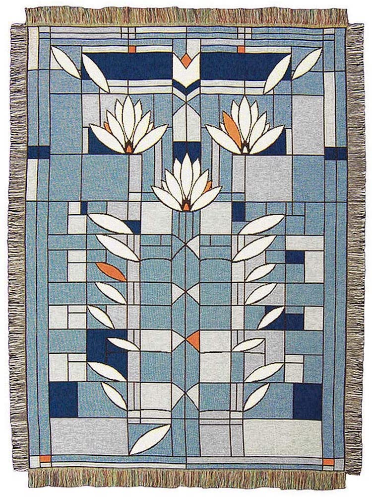 Frank Lloyd Wright Waterlilies Tapestry