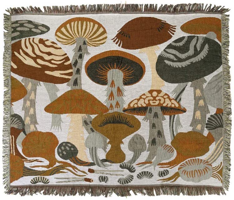 Mushroom Botanical Blanket