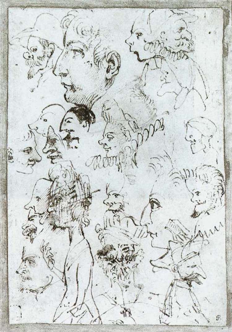 Caricatures by Annibale Carracci
