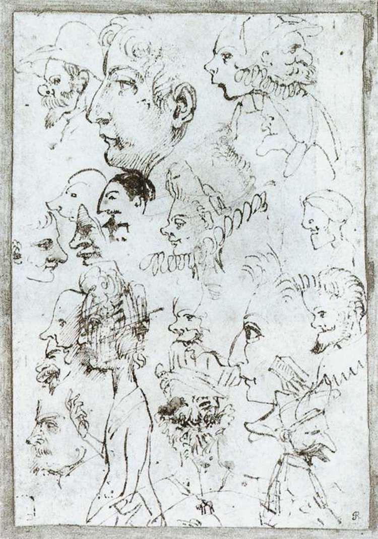 Caricatures d'Annibale Carracci