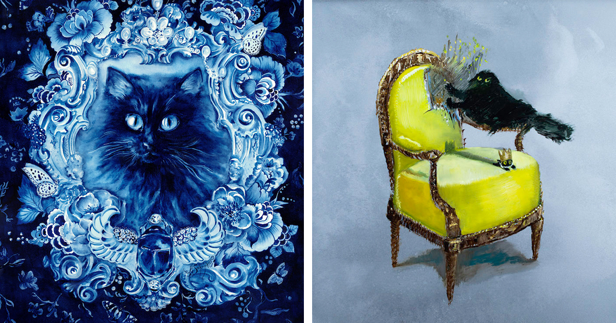 Cat Art Show in Los Angeles Celebrates Feline Companions