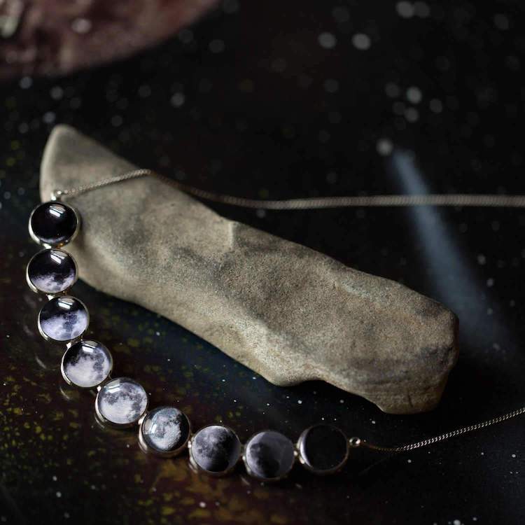 Curved Moon Necklace