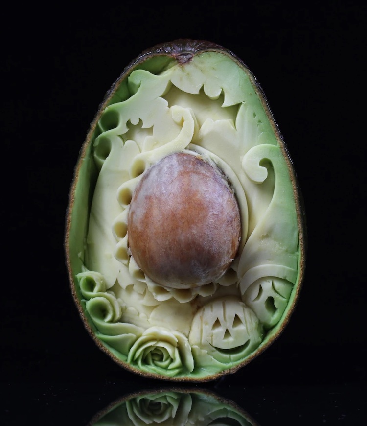Avocat sculpté par Daniele Barresi