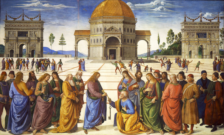 Delivery of the Keys by Pietro Perugino