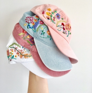 Try This Crafting Trend With DIY Embroidered Hats