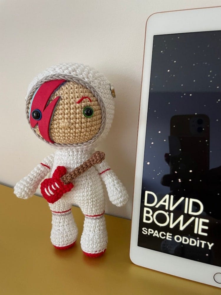 David Bowie Amigurumi Doll