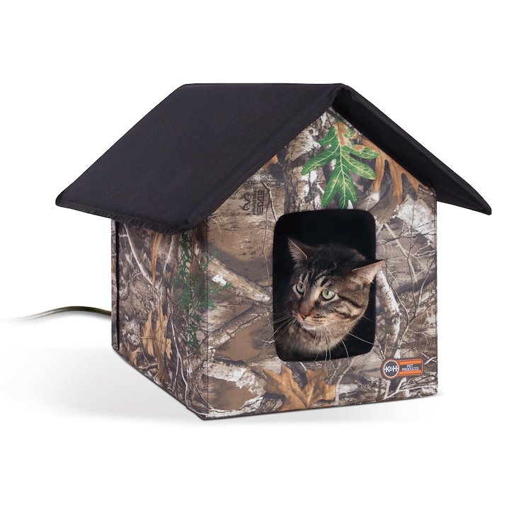 Heated Outdoor Cat House by K&H Pet Products