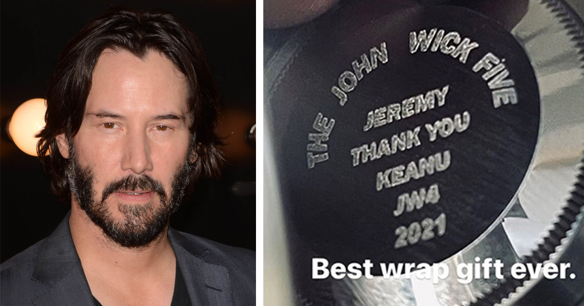 The Most Generous Watch Gifts Given by Celebrities - Keanu Reeves