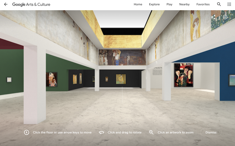 Exposition numérique Klimt vs Klimt