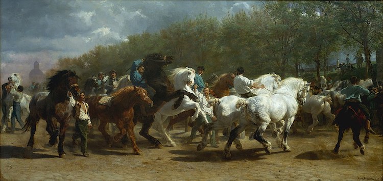 Le Marché aux chevaux par Rosa Bonheur