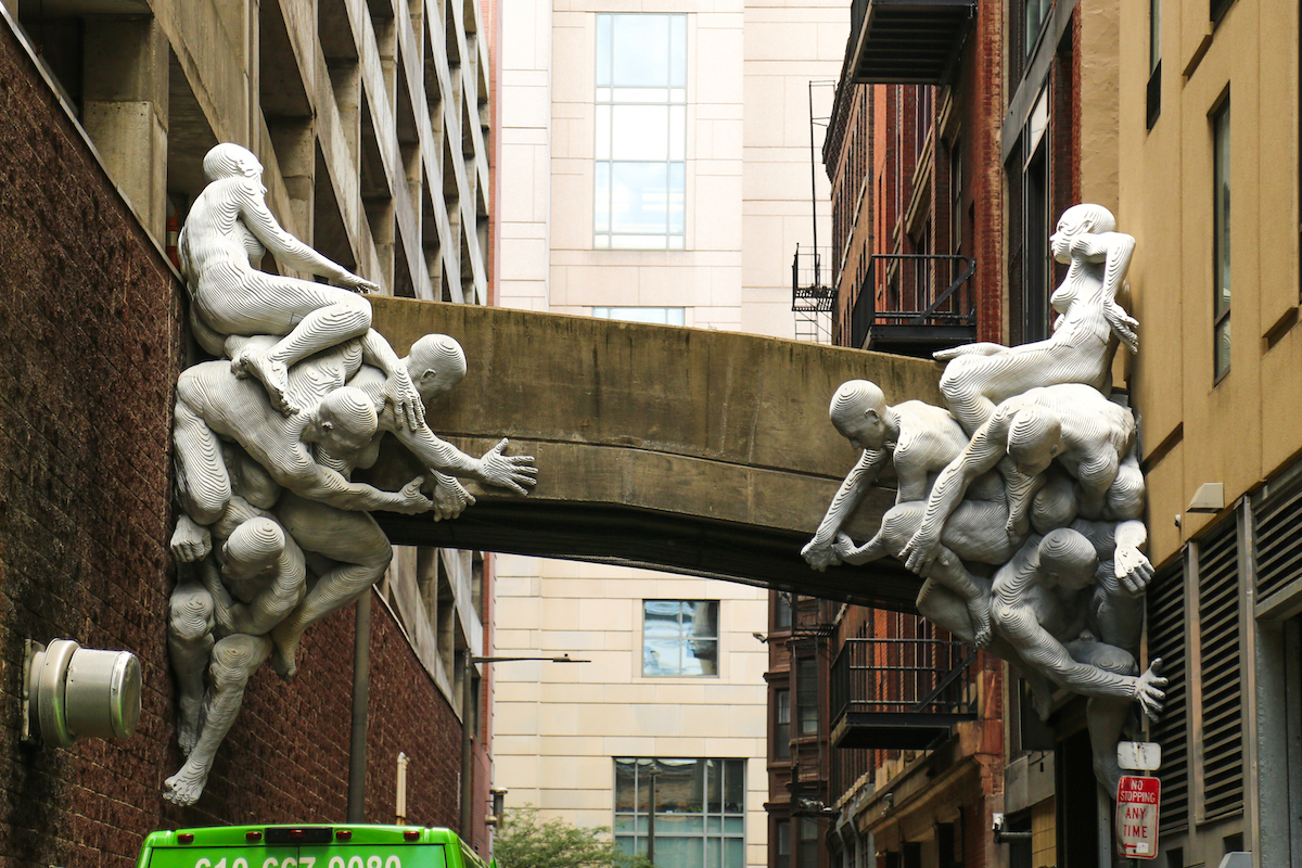 Sculpture ContraFuerte à Philadelphie par Miguel Antonio Horn