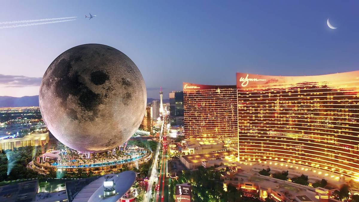 This Casino Proposal Imagines a Massive Moon Touching Down in Las Vegas