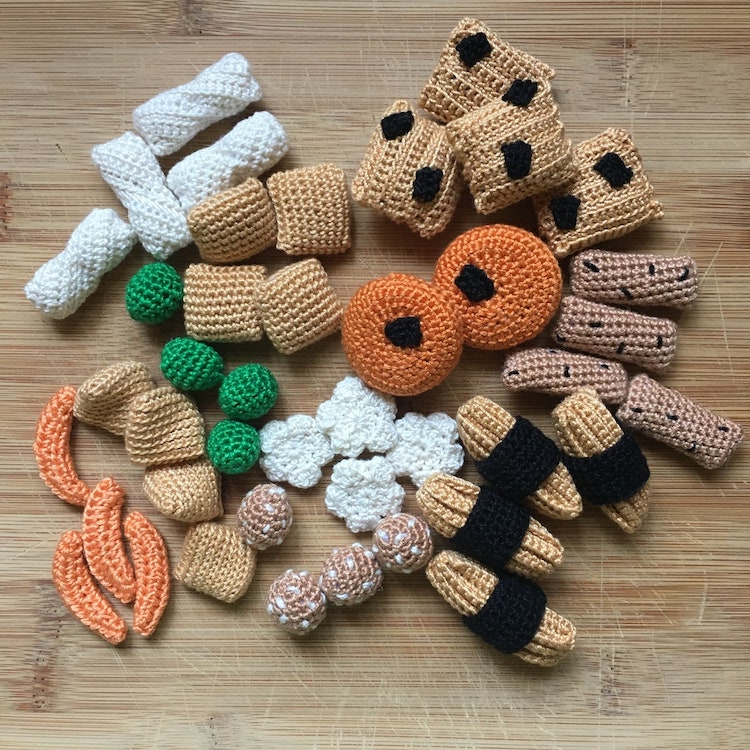 Crochet Food Art