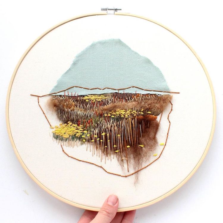 Anna Hultin Abstract Embroidery