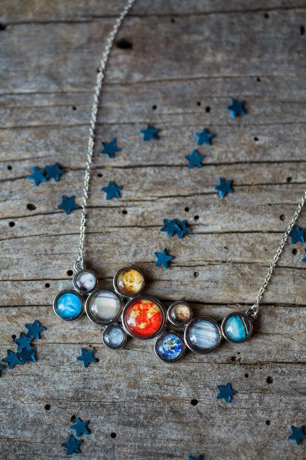 Solar System Necklace