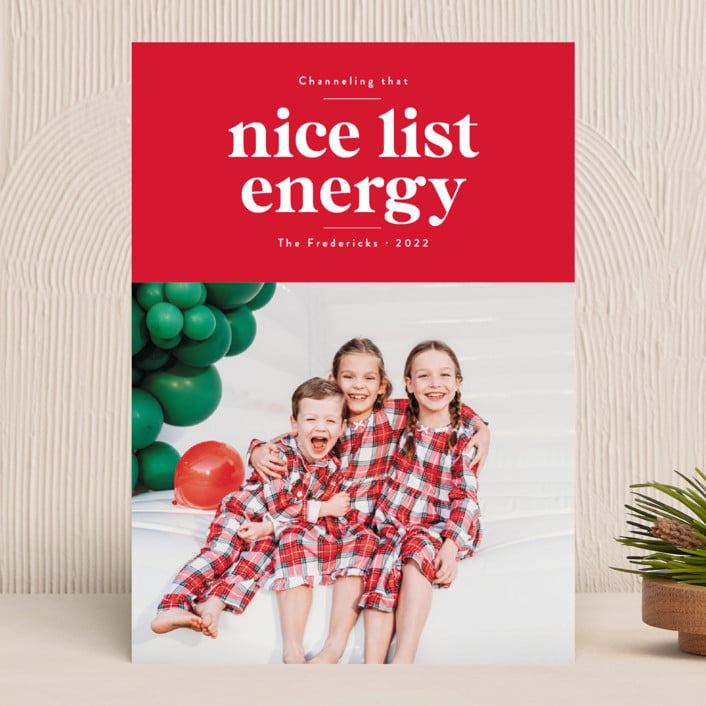 Nice List Energy Holiday Card