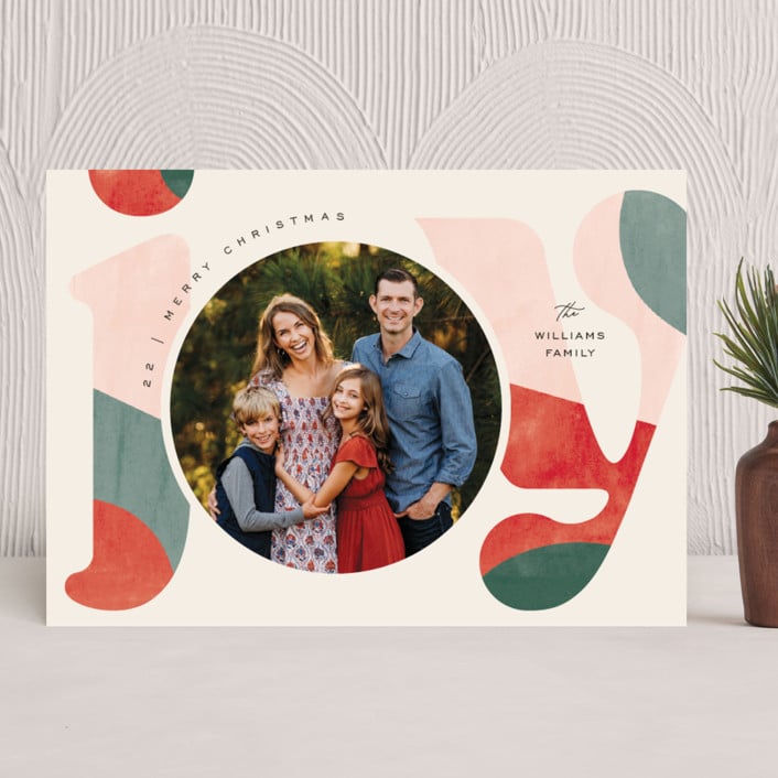 Vibrant Joy Holiday Card