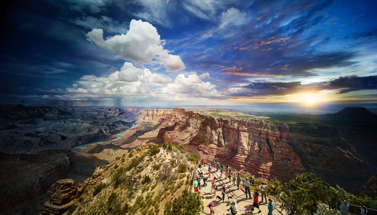 Grand Canyon Day to Night by Stephen Wilkes