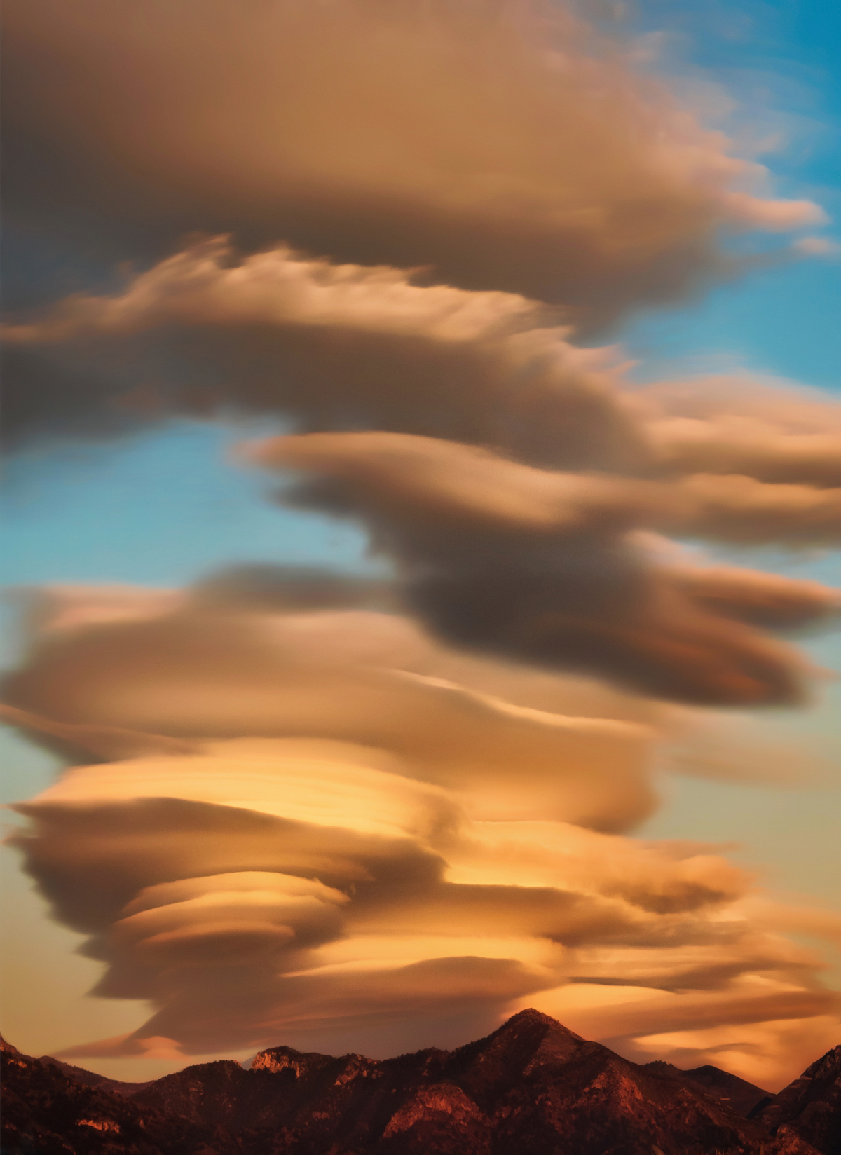 Beaux nuages sur la Costa del Sol