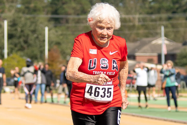 105-Year-Old Julia Hawkins Sets 100 Meter World Record in the National Senior Games 2021