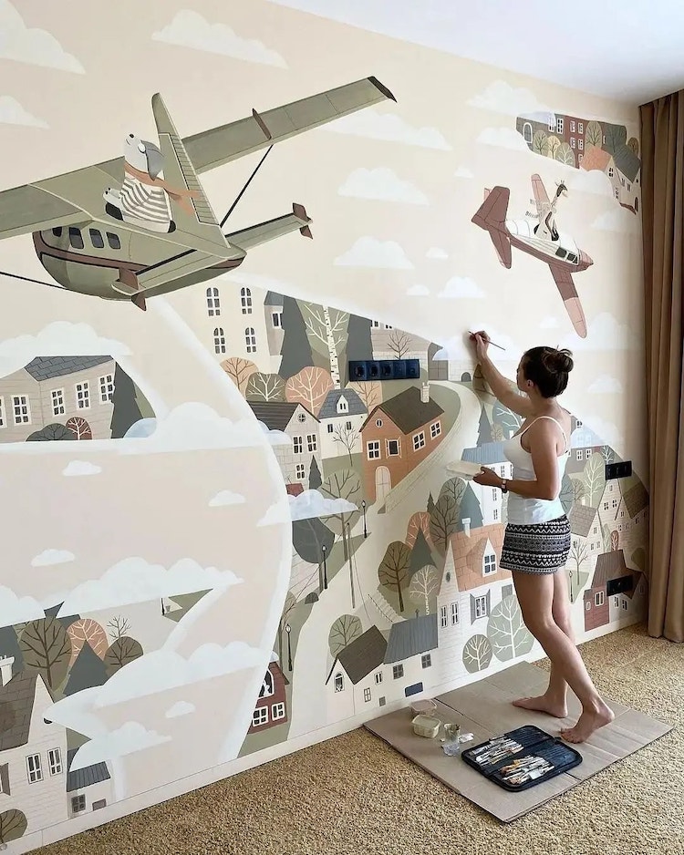 Children’s Room Wall art by Darina