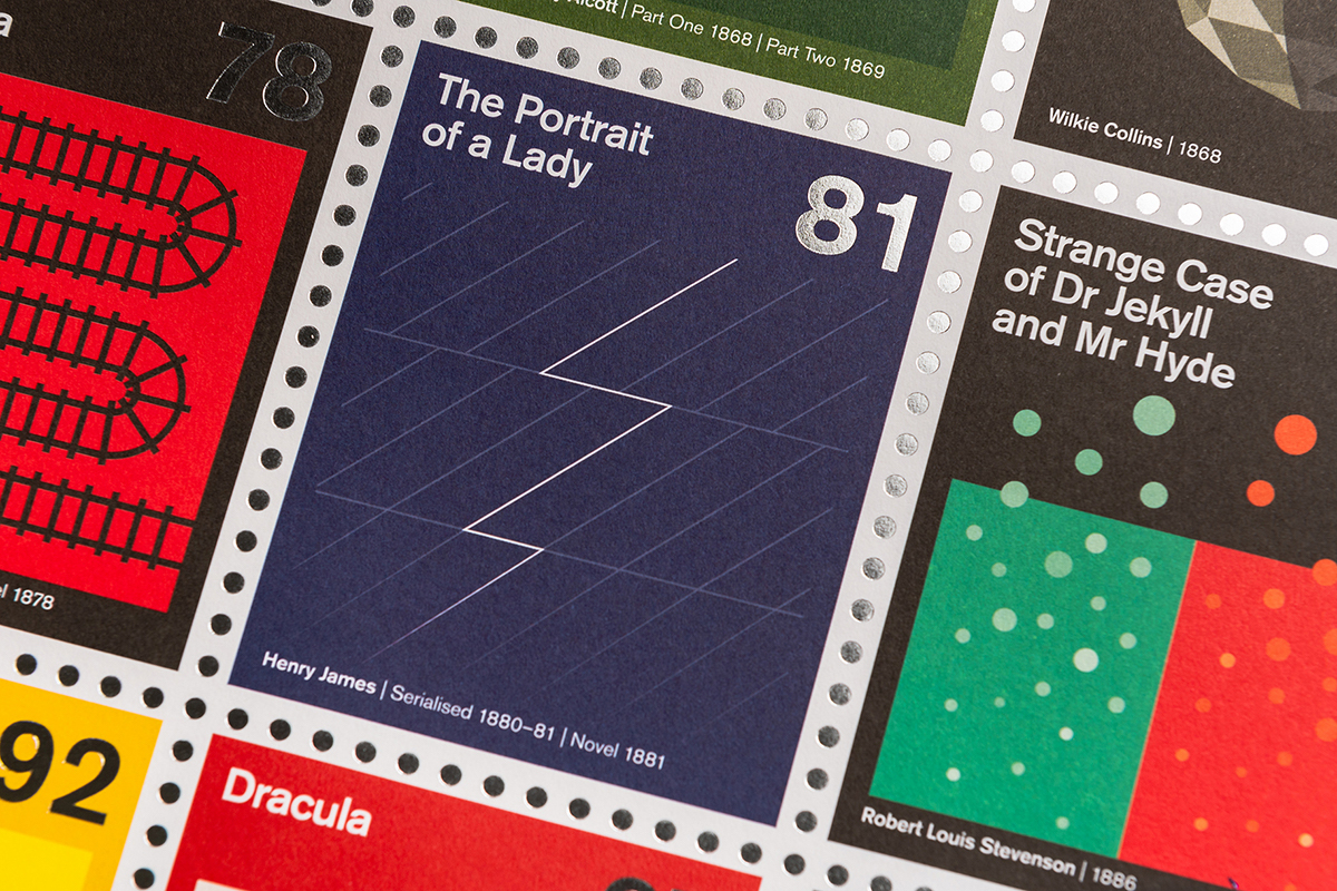 Books Imagined as Stamps by Dorothy