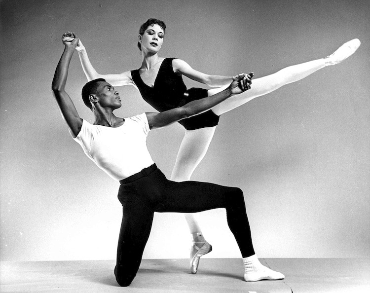 Diana Adams and Arthur Mitchell in Balanchine’s Agon