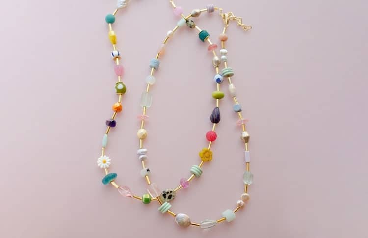 Colorful Beaded Choker