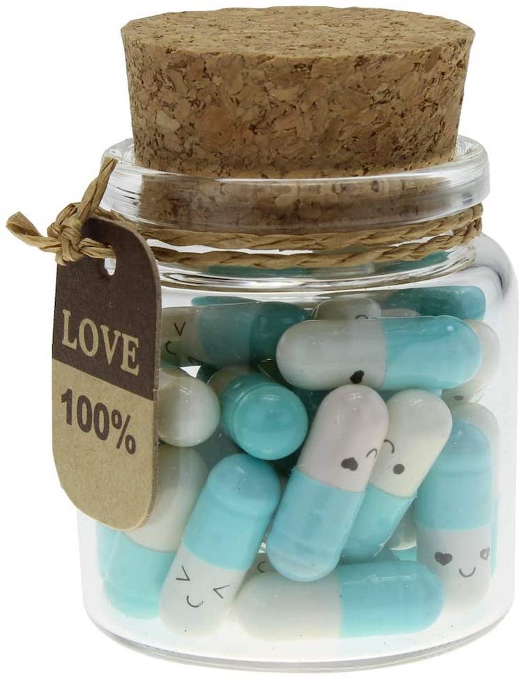 Capsule Letters Message in a Bottle (25 Pieces)
